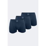 Malabadi Erkek Füme 3 Lü Pamuk Elastan Boxer 3M074 - XL