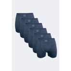 Malabadi Erkek Füme 6 Lı Pamuk Elastan Uzun Boxer 6M073 - XL