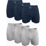 Malabadi Erkek Füme Gri 6 Lı Premium Collection Modal Uzun Boxer 6M250 - 2XL - Füme - Gri