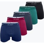 Malabadi Erkek Karışık Renk 5 Li Pamuk Elastan Boxer 5M075 - Mix