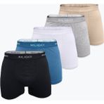 Malabadi Erkek Karışık Renk 5 Li Pamuk Elastan Boxer 5M075