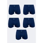 Malabadi Erkek Lacivert 5 Li Pamuk Elastan Boxer 5M074 - 2XL