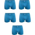 Malabadi Erkek Mavi 5 Li Pamuk Elastan Boxer 5M074 - XL