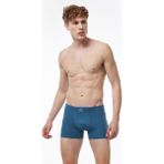 Malabadi Erkek Mavi Pamuk Elastan Boxer 074 - XL