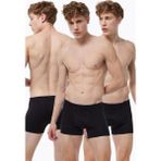 Malabadi Erkek Siyah 3 Lü Paket Modal Likralı Boxer 3M058 058 - XL