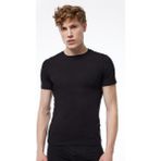 Malabadi Erkek Siyah Yuvarlak Yaka Kısa Kollu Modal T-Shirt Body 030 - 3XL