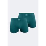 Malabadi Erkek Yeşil 2 Li Pamuk Elastan Boxer 074 2M074 - XL