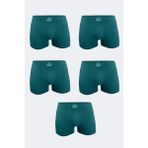 Malabadi Erkek Yeşil 5 Li Pamuk Elastan Boxer 5M074 - 2XL