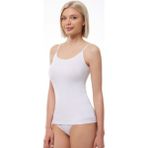 Malabadi Kadın Beyaz 2 Li Paket ip Askılı Pamuk Elastan Atlet 130 2M130 - 2XL
