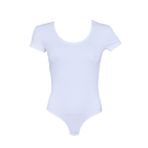 Malabadi Kadın Kısa Kol Açık Yaka Çıtçıtlı Modal Body 133 Beyaz/M