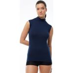 Malabadi Kadın Lacivert Kolsuz Balıkçı Yaka Modal Body 1044 - 2XL