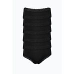 Malabadi Kadın Siyah 6'Lı Paket Ultra Yumuşak Micro Modal Dantelli Slip Külot 6M700