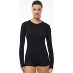 Malabadi Kadın Siyah Yuvarlak Yaka Uzun Kollu Modal Body 182 - 2XL