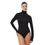 Malabadi Kadın Tam Balıkçı Çıtçıtlı Modal Body 136 Siyah/S