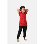 Malabadi M3001 Kırmızı Erkek Çocuk Pijama Takımı