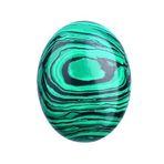 Malakit palmiye taşı, endişe taşları, doğal oval endişe taşı, doğal taş, Reiki dengelemesi için oval taş, terapi, meditasyon (malakit, 70-80 gram)