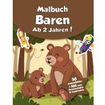 Malbuch für Kinder - Baren (ab 2 Jahren): 50 Ausmalbilder + 500 zum Herunterladen & Ausdrucken!