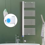 Male Elektrikli Havlupan 600X1600 Beyaz (Musa Termostat) 900W