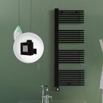 Male Elektrikli Havlupan 600X1600 Siyah (Ktx1 Termostat) 1000W Spiral Kablolu