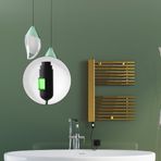 MALE Elektrikli Havlupan 600x800 Altın (OnOff Düğmeli) 300W