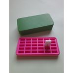 Mali Müşavir E-Imza ve E-Mühür Organizer Kutu TURKTRUST Model (25 Gözlü) (Pembe - Yeşil) - Dikdörtgen Organizer - 16 x 8 x 6 cm