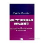Maliyet Unsurları Muhasebesi ve Tekdüzen Muhasebe Sistemi Uygulaması - Recep Şener