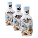 Malizia Duş Jeli Hindistan Cevizi 1000 ml (3 paketi)