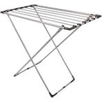 Mallart® Gri Katlanabilir Çamaşır Kurutmalığı – Kompakt Dayanıklı Metal Gövdeli Kurutma Askısı | Banyo, Balkon, Teras Bahçe Kullanımı