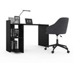 Malta Ofis / Çalışma Masası, Siyah Antrasit