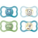 Mam Air Day & Night Pacifier Mavi4'lü Emzik +16 Ay - Standart - Şeffaf