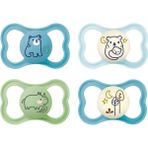 Mam Air Day & Night Pacifier Mavi4'lü Emzik 6-16 Ay - Standart - Şeffaf