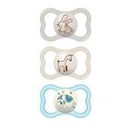 MAM Air Night & Day Bebek Emziği, Hassas Ciltler için, Karanlıkta Parlıyor, 3'lü Paket, 6-16 Ay, Unisex, 3 Adet (1'li Paket)