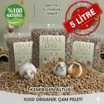Mam Day Ekopaket Doğal Organik Kemirgen Altlığı Çam Peleti 5 Lt ( Tavşan , Chinchilla, Ginepig ve Hamster )