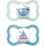 Mam Original Air Emzik6-16 Ay – 2’li Paket (Ortodontik, ,sterilizasyon Kutulu, Bpa’sız) - Standart - Şeffaf