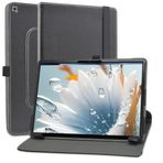 MAMA MOUTH CHUWI Hi10 Max Kılıf ile Uyumlu, CHUWI Hi10 Max 12.95 İnç Tablet için Premium PU Deri Kılıf ile 360 Derece Dönebilen Kılıf, Siyah