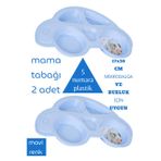 mama tabağı 2 adet 17x30 CM MİKRODALGA VE BUZLUK İÇİN UYGUN 5 numara plastik