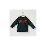 Mama Yoyo Play 3D Baskılı Sweatshirt - 2 - 3 Yaş - Füme - Gri