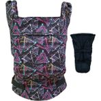 MamadusBaby Ergonomik Kanguru Renkli Üçgenler 0-4 Yaş İçin Konforlu Taşıma İmkanı