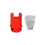 MamadusBaby Kırmızı Yıldızlar Ergonomik Kanguru Yenidoğan Set