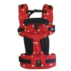 Mamadusbaby Plus Ekstra Dışa Dönük Ergonomik Kanguru Kırmızı Yıldızlar