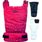 Mamadusbaby Premium Su Damlaları Yenidoğan Set Ergonomik Kanguru