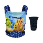 Mamadusbaby Sevimli Balık Yenidoğan Set Ergonomik Kanguru