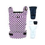 Mamadusbaby Yenidoğan Set Ergonomik Kanguru Mürdüm