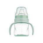 Mamajoo 160 Ml Kulplu Akıtmaz Eğitici Bardak Powder Green & Anti-kolik Bardak Ucu