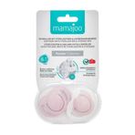 Mamajoo Powder Pınk Gece Gündüz 12 Ay+ 2'li Ortodontik Emzik