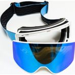 Mamamia Profesyonel Kayak / Snowboard Gözlüğü Mıknatıslı Mavi Model