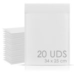 MAMAPAS 20 zarf 25x34/6+8 kağıt hamuru e-ticareti, giysi, vinçeli, bez çantalar üzerine yapıştırıcı