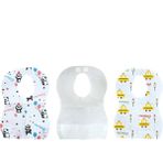 Mamaped- Tek Kullanımlık Bebek Mama Önlüğü- 10'lu Set - 0 - 3 Yaş - Renkli