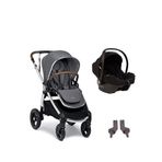 Mamas Papas Ocarro Cosmo Shadow Grey Black Seyahat Sistem Bebek Arabası - Siyah