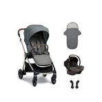 Mamas Papas Strada Cosmo Grey Melange Seyahat Sistem Bebek Arabası - Gri